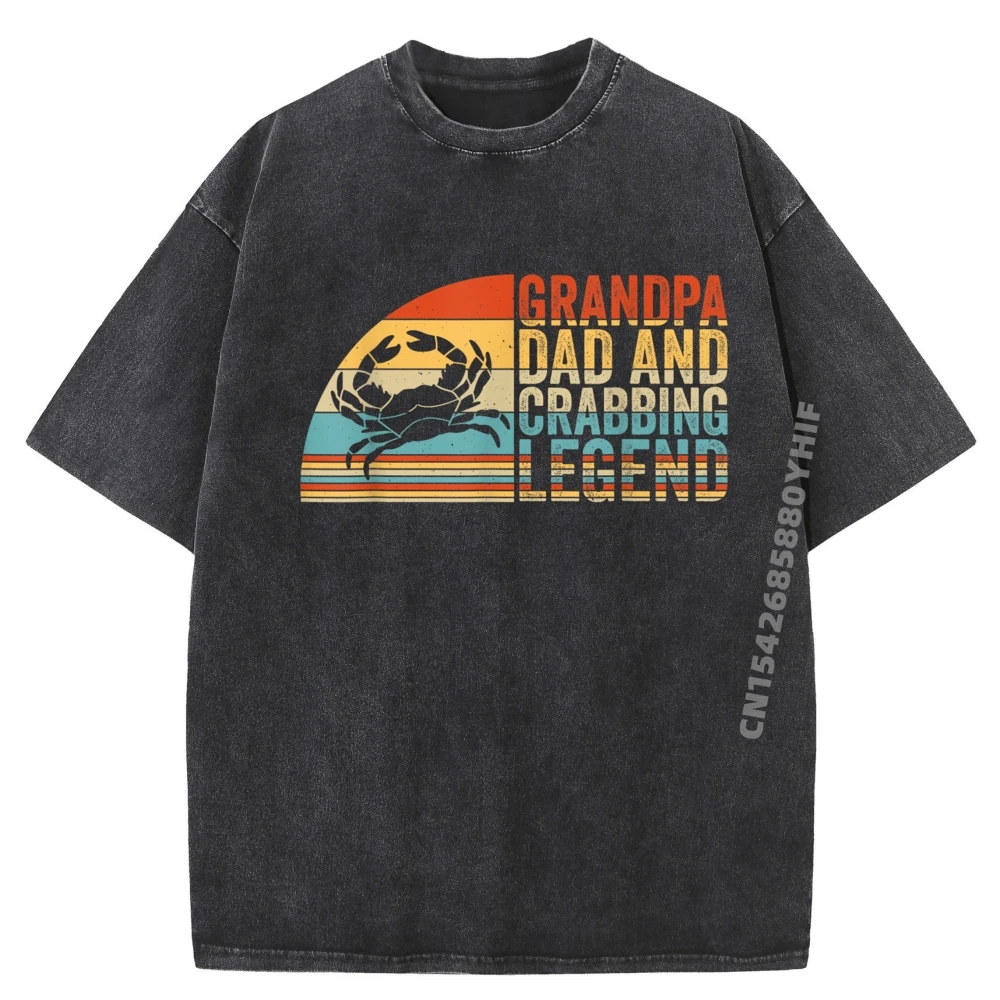 

Промытая рубашка, одежда для охоты на крабы, аксессуары для охоты на крабах, грандпа, папа и захватывающая легенда, дизайнерская футболка для ловли крабов, охотника на крабах