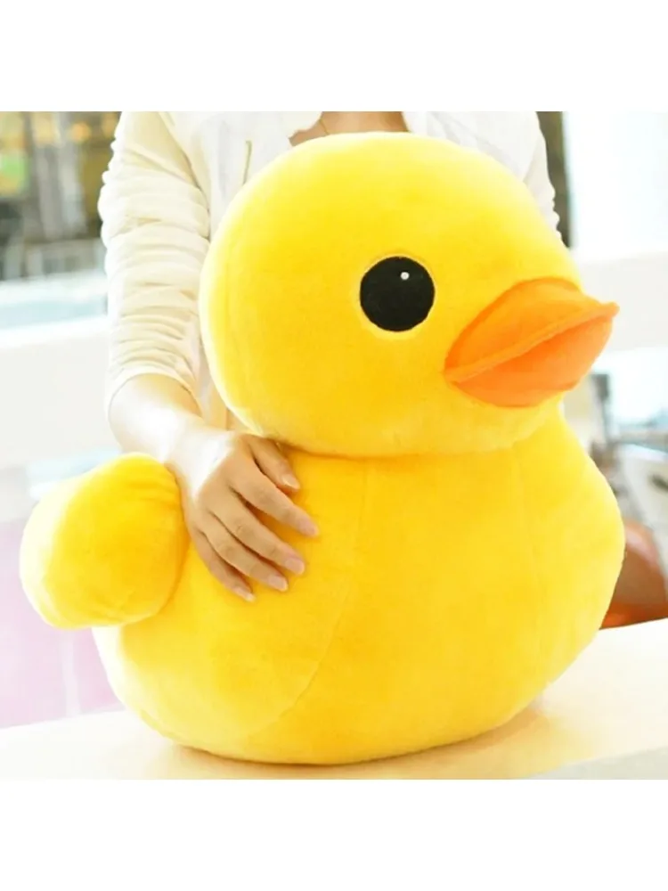 Kawaii Grote Gele Eend Mini Pluche Poppen Speelgoed Leuke Zachte Cartoon Knuffeldier Speelgoed Verjaardagscadeaus voor Kinderen Kinderen Baby Meisje - afbeelding 2