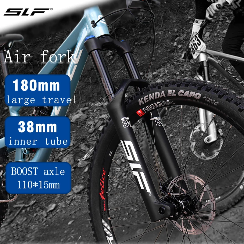 

High Strength 27.5/29 Inch MTB Full Suspension Bike Front Fork Travel 160mm/180mm with 38mm Tube Bicycle Air Suspension Fork