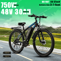 DUOTTS C29 Electric Bike 750W Brushless Motor 48V30AH Dual battery Life 140km City Electric Bicycle 29-inch Tire Mountain E bike