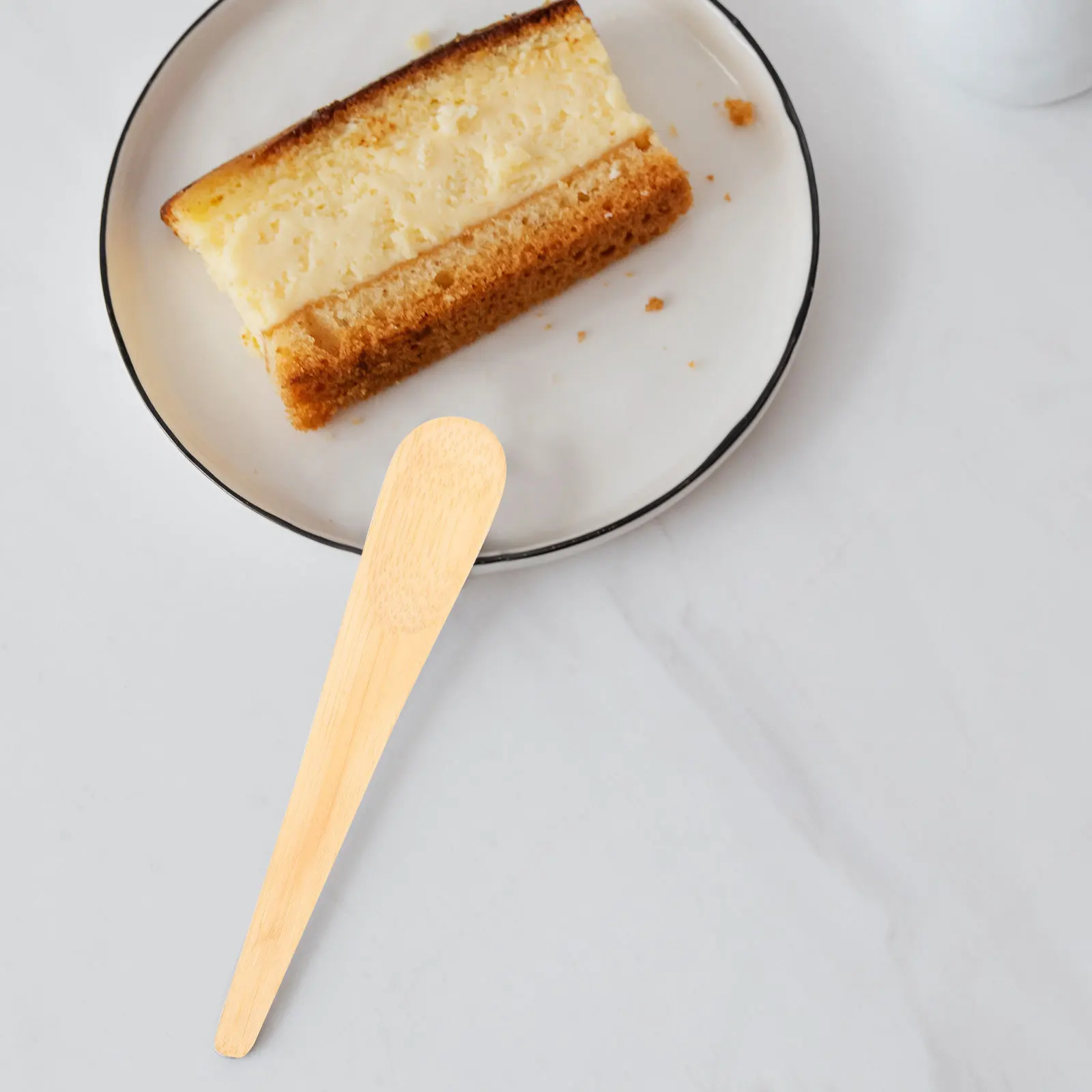 

10Pcs Wood Stirrer Spoons Fine Texture Comfortable Hold for Tea Coffee Wine Stirring and Mixing Wooden Dessert Spoon