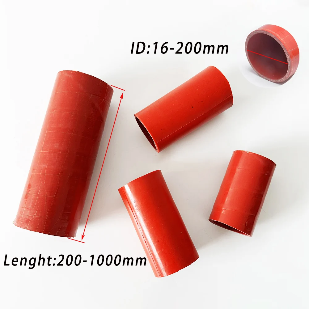 Universal slitting intercooler silicone hose turbine intake pipe inner diameter 16-200mm High temperature cold air silicone hose