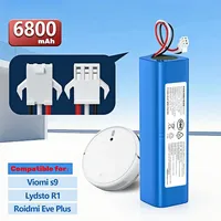 High Capacity12800mAh Rechargeable Li-ion Battery ForXiaoMi Lydsto R1 Viomi S9 Roidmi Eve Plus Robot Vacuum Cleaner Battery Pack
