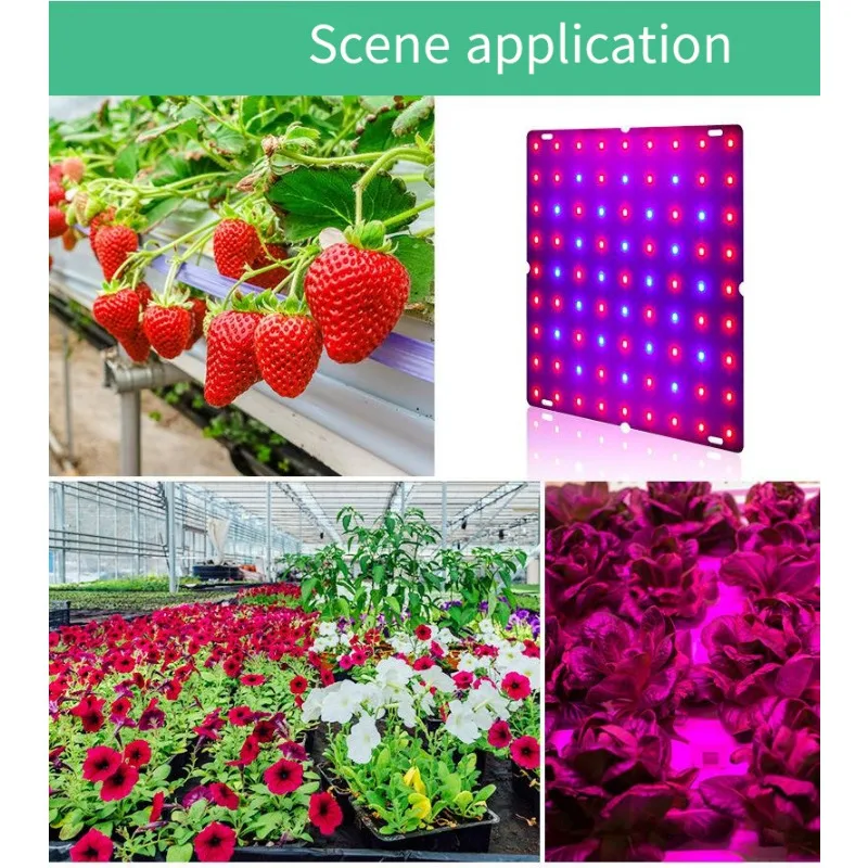 Plant Lamp LED Full Spectrum Quantum Board LED Plant Lamp Indoor Planting Lamp Flower Hydroponic Planting Supplementary Light