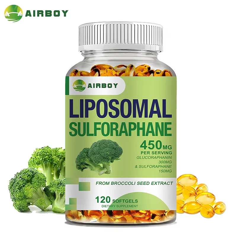 

Liposomal Sulforaphane - Containing Inosidase, Broccoli Seed Extract - Antioxidant Supplement