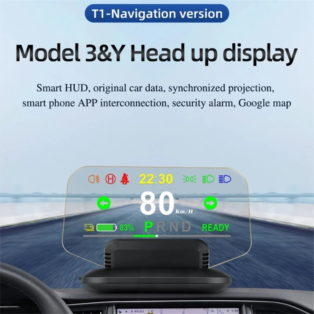 

New_HUD Head Up Display LED Speedometer Smart-Digital
