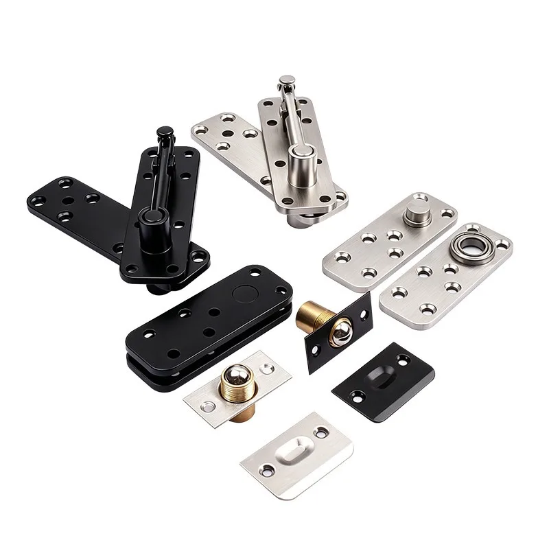 For Stainless Steel 180 Degree Hidden Hinge, Invisible Door Pivot Hinge, Wood Door Top and Bottom Shaft