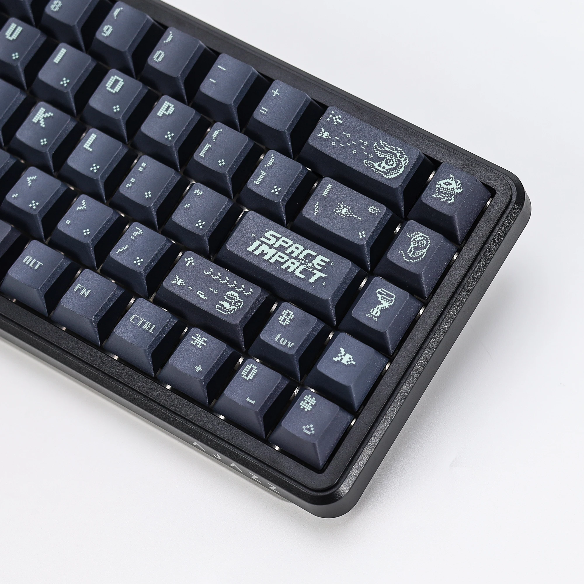 KBDiy Space Impact Keycaps Retro Cherry Profile Alice PBT 7u Keycap Custom für MX Magnetic Switch Gaming Mechanical Keyboard KIT – Detail 14