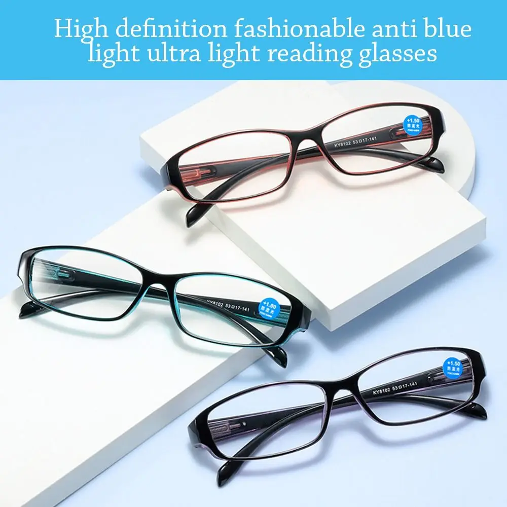 Blue Ray Blocking Anti-Blue Light Reading Glasses Eye Protection PC Square Eyeglasses Ultralight Optical Spectacle Eyeglass