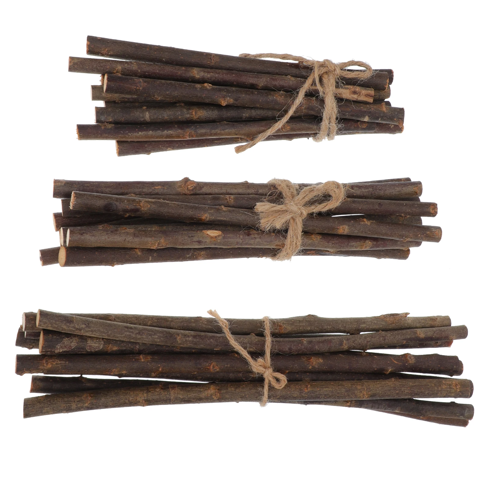 30 قطعة من العصي الخشبية الطبيعية لصنع الحرف اليدوية، دعامة عصا خشبية متعددة الأغراض، ملحقات غصين ذاتية الصنع، فروع زخرفية