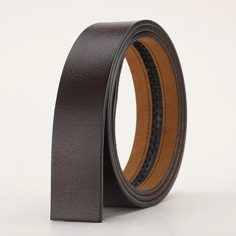 Heren Headless Lederen Automatische Gesp Riem Body Zonder Gesp Lederen Riem