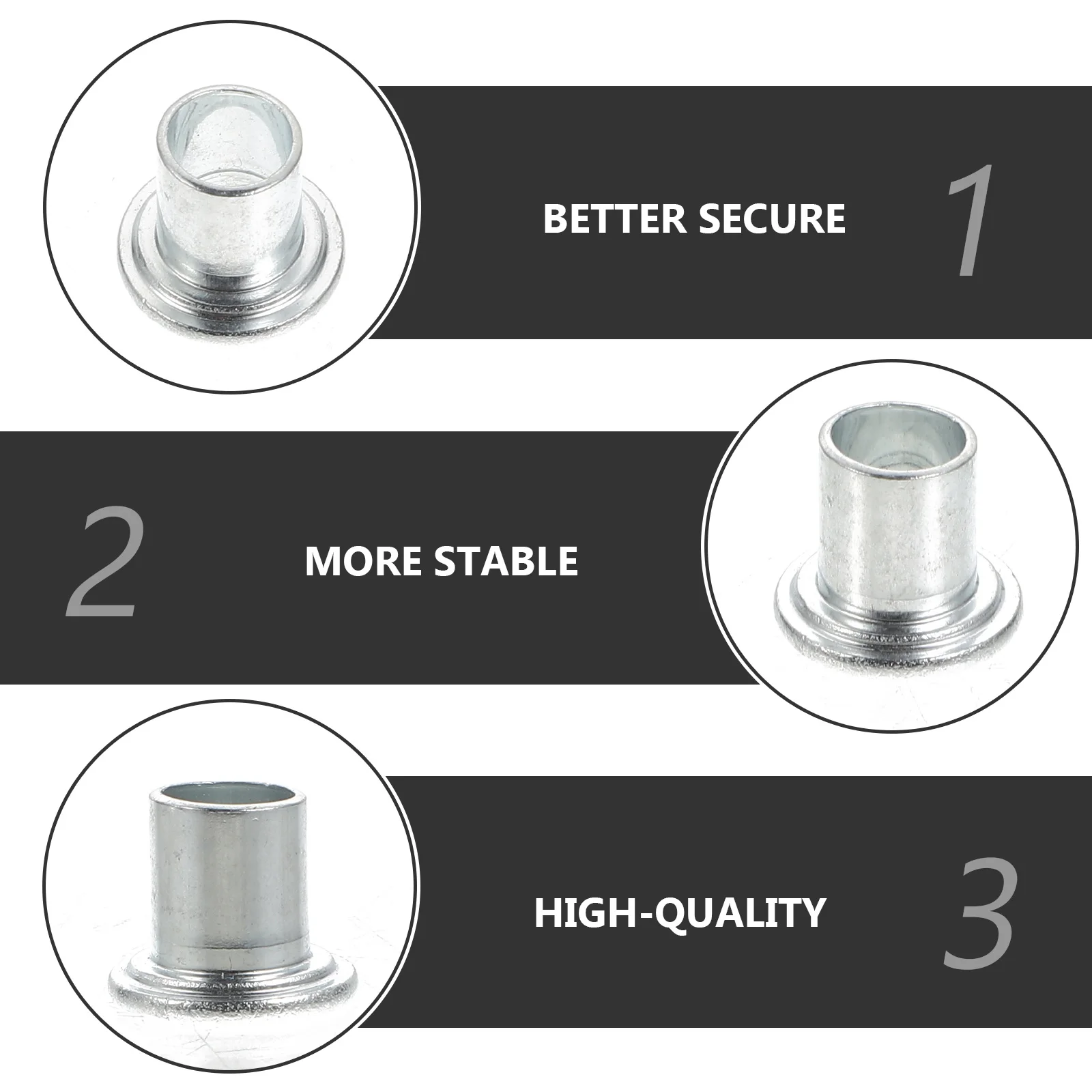 

50pcs Stainless Steel Roller Skate Side Plugs Rustproof Axle Spacers Smooth Skating Silver Durable Replacement Parts Skate Wheel