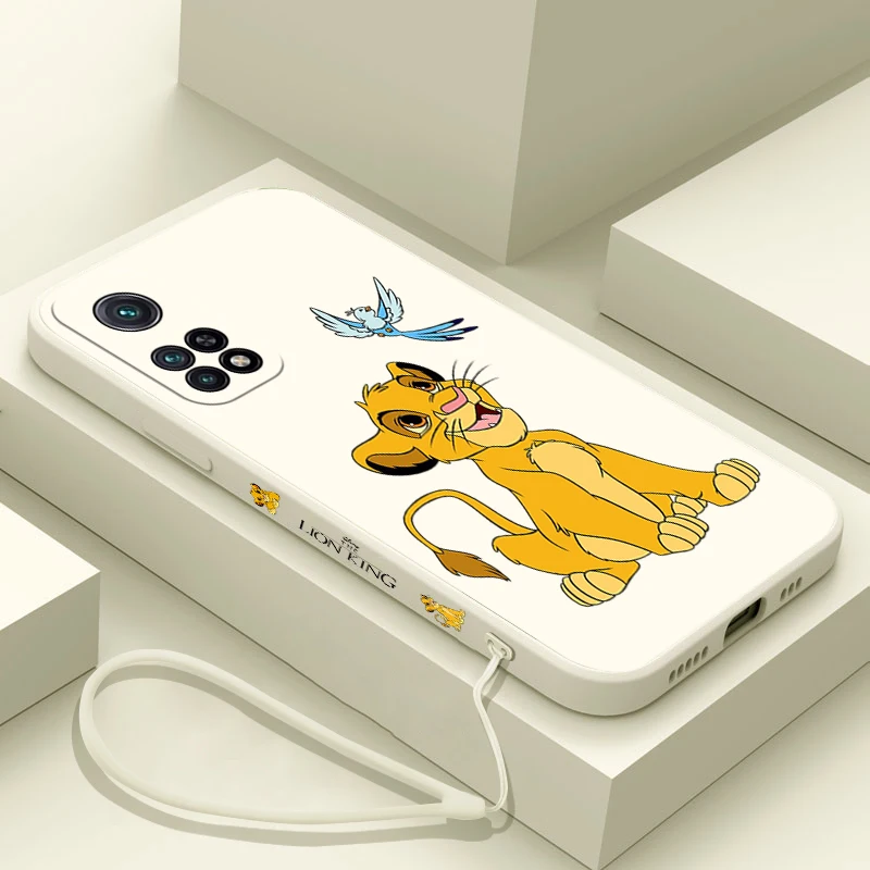 Lion King Simba Phone Case For Xiaomi Redmi Note 12 12S 12C 10 10C 10A 10T 9 9T 9A 11 11S 11T Pro Plus 4G 5G Soft Tpu Cover