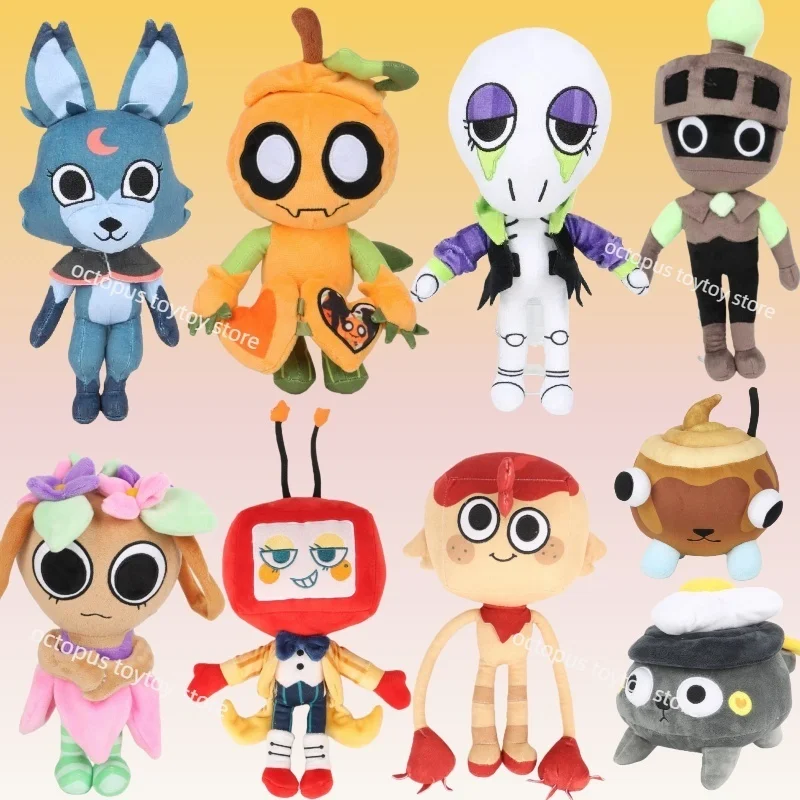 

New Dandy's World Gourdy Plush Cute Amine Twisted Yatta Kawaii Stuffed Doll Pillow Collection Doll Toy For Kid Birthday Gifts