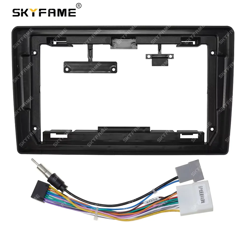 SKYFAME Car Frame Fascia Adapter Android Radio Dash Fitting Panel Kit For Nissan Pathfinder R51 Navara D40 Platform NP300 Titan