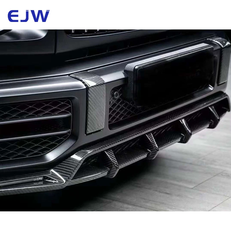 

For Mercedes Benz G CLASS W463A G63 Carbon Fiber Front Lip Car Specific Carbon Fiber Front Bumper Lip Decoration