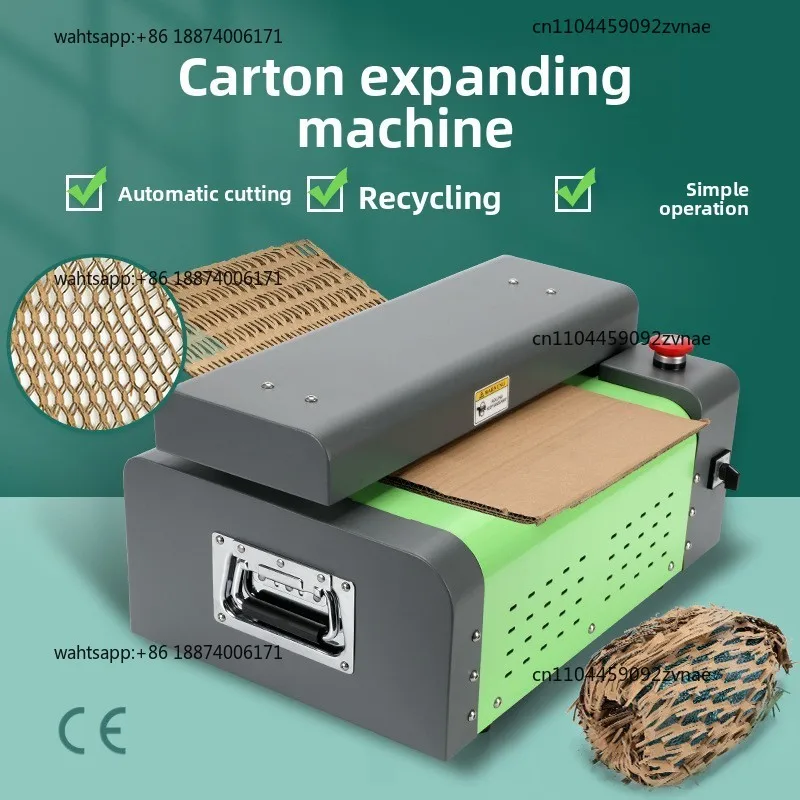 Paper Cutting Machine Environmental Protection Packaging Cardboard Mesh Strip Express Packaging Buffer Filling Cutting Machine