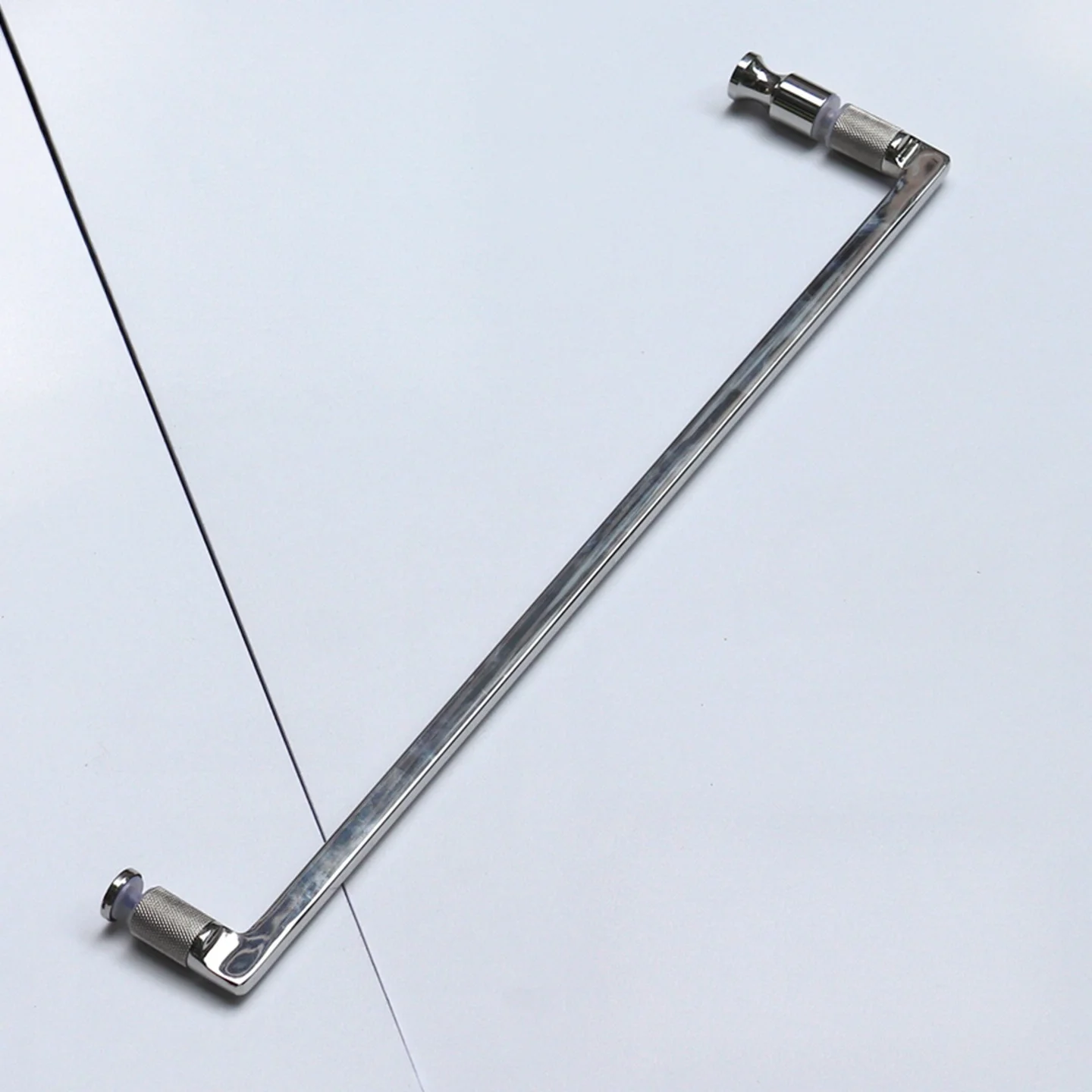 Thickened 304 Stainless Steel Bathroom Handle Narrow Square Tube Solid Foot Support Single Side 440 Grade XYLS-001