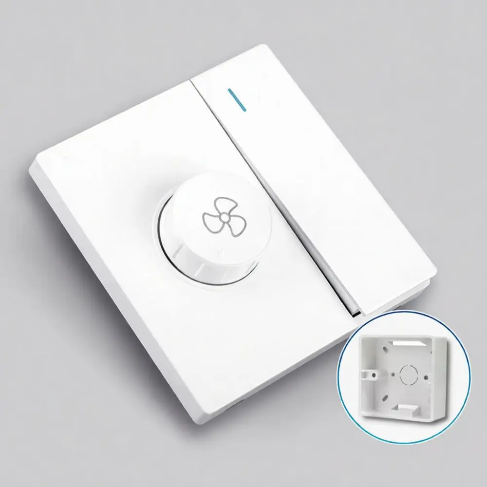 Universal Fan Speed Controller Stepless Rotary Regulator For Ceiling Wall Fans Electric Airflow Control Wall Switch Panel Device