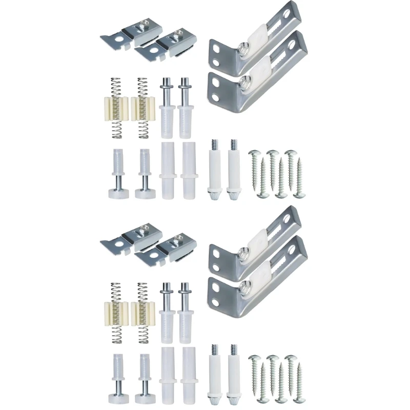 

40pcs Bifold Door Hardware Kits Repair Replacement Parts for Bi-fold Door Sliding Door Closet Door Folding Door Dropship