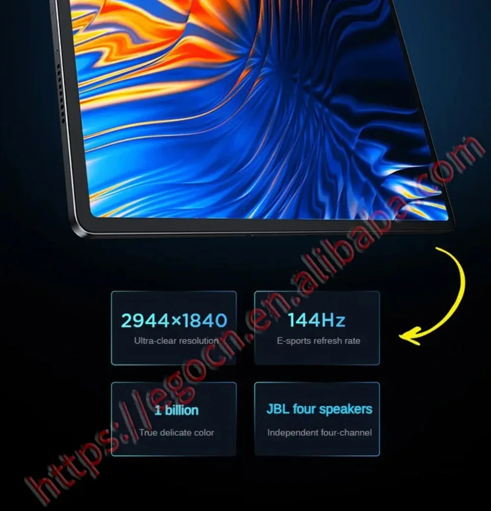 Lenovo tablet Xiaoxin Pad Pro 2025 2nd 144Hz 2.9K 12.7-inch MTKTianji8300 2944*1840 10200mAh LCD Screen 45W fast charge CN ROM
