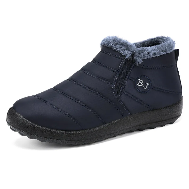 Waterproof Winter Boots for Men New Plush Snow Boots Women Ankle Boots Couple Cotton Couples Warm Shoes botas para hombre