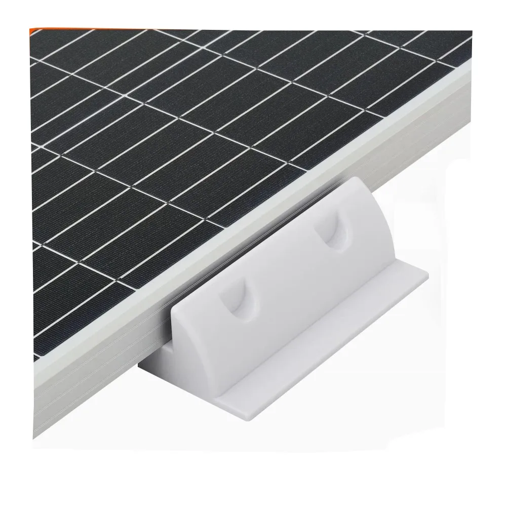 2pcs Solar Panel Mounting Bracket Sets Adjustable Caravan RV Boat UV Resistant Photovoltaic Flat Roof Solar System Support