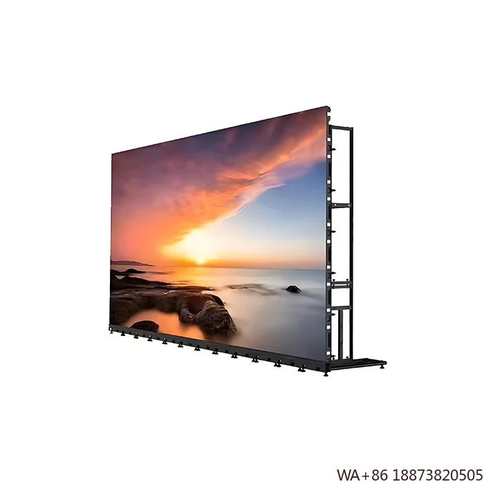 

Светодиодные внутренние панели с большим экраном Спецификация 500*500 мм Бесшовное сращивание Экраны P3.91 Видеостена