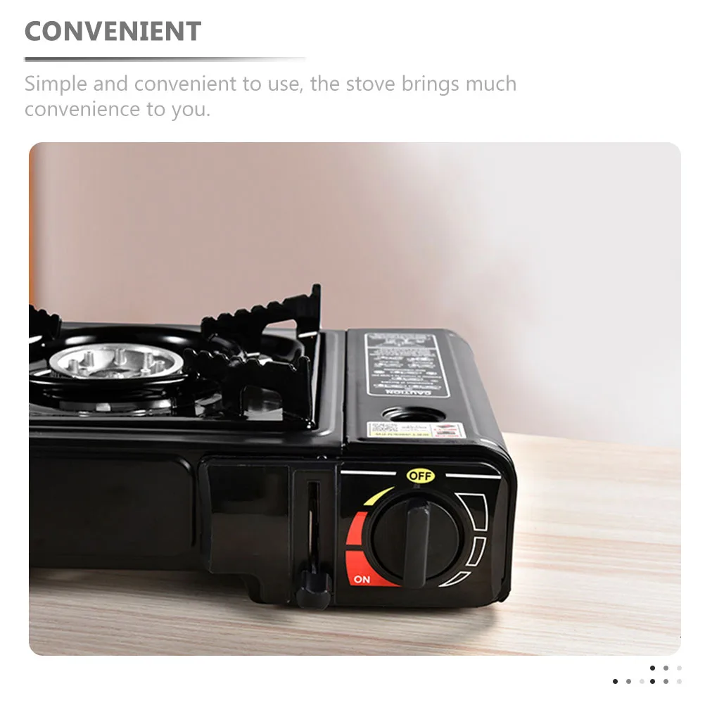 

1pc Portable Cassette for Butane Gas Canisters Compact Lightweight Camping Burner Adjustable Flame High Heat for Barbecue