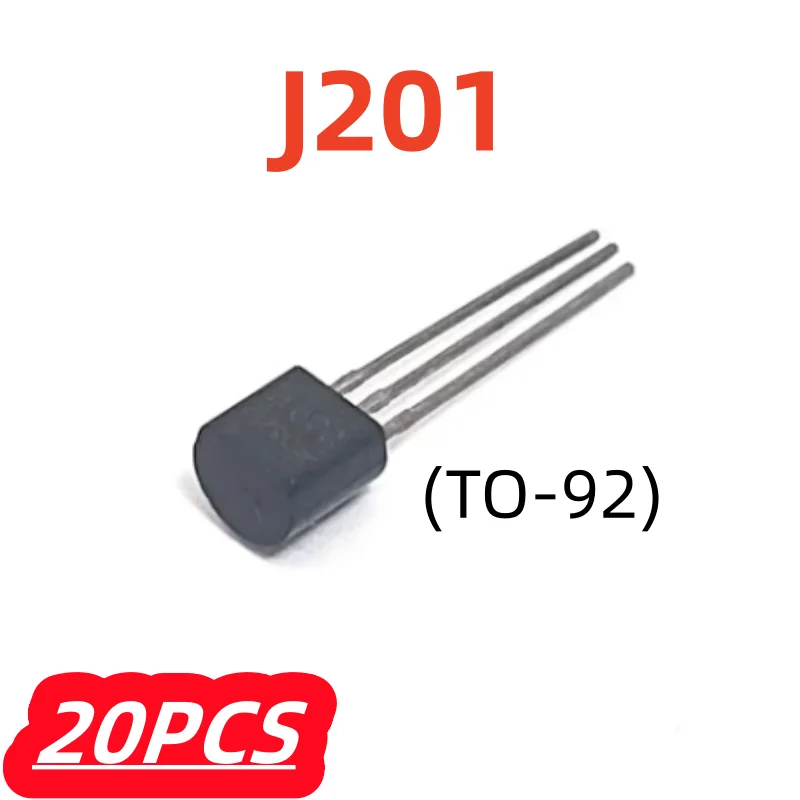 20 unids/lote 100% nuevo J201 TO-92 201 JFET Canal N-40V 50mA 360mW 3,27mW Original