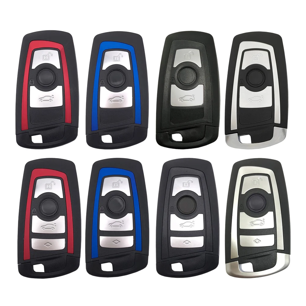 

3/4 Buttons Replacement Key Fob Shell Case Fits for BMW 1 3 4 5 6 7 F Series X3 X4 X5 X6 M5 Entry Remote Control Key Fob Shell C