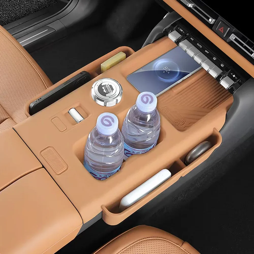 Central Control Fully Wrapped Silicone Pad Automotive Modification Parts For Chery iCAR V27 Scratch-resistant And Wear-resistant