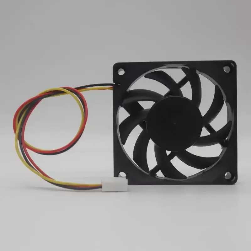 for 45 6 7 8 9 12 14cm 5V 12V 24V Three Pin Chassis Speed Measurement Three Wire FG Cooling Fan