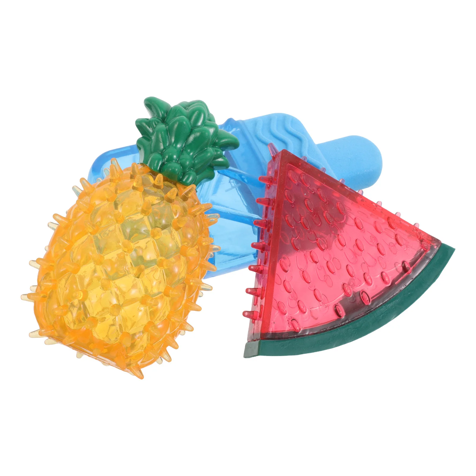 

3pcs Pet Freezable Chew : Puppy Teething Stick For Medium Dogs Cooling Relief Summer Outdoor Indoor Play Squeaky Dog Teething