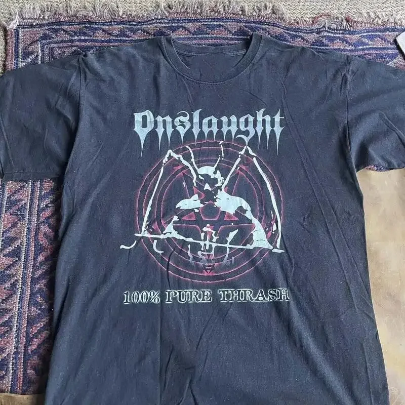 Onslaught Band Black Heavy Cotton T Shirt For Family Bt830