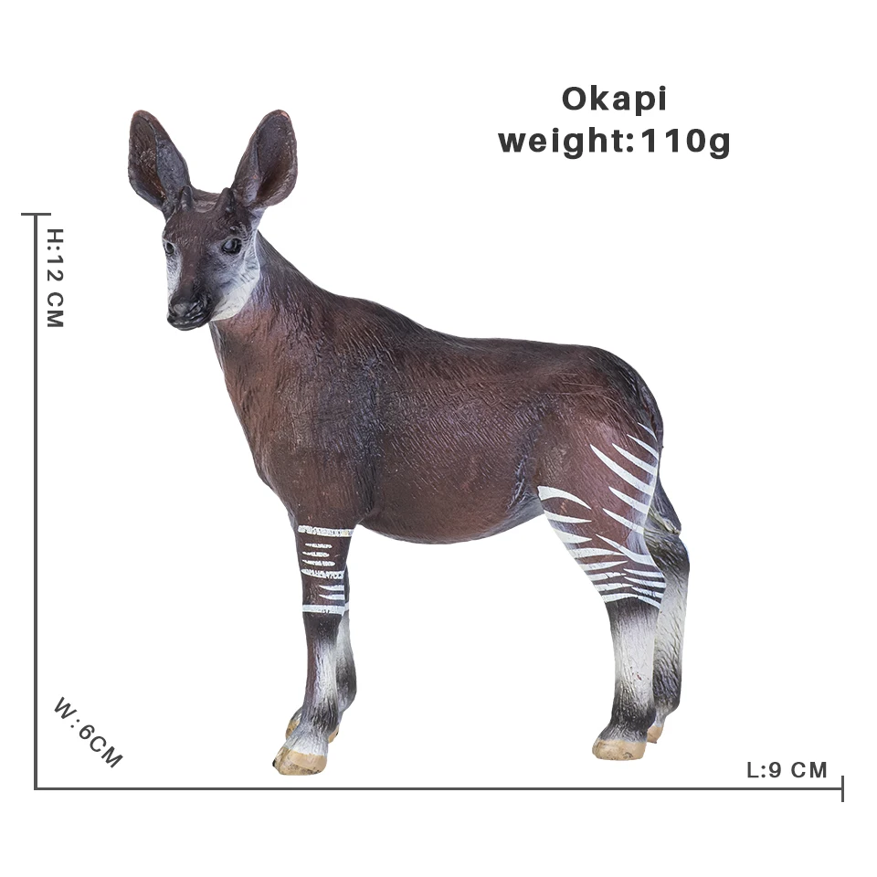 Solide Simulation Wild Zoo Tier Schimpansen Giraffe Zebra Modell Action-figuren Bär Nilpferd Nashorn Figuren Spielzeug für Kinder – Detail 10
