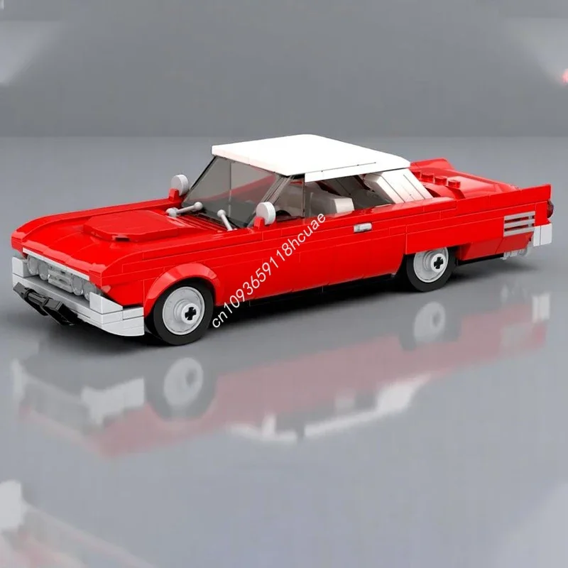 

Набор для сборки MOC Ford Thunderbird City Champion Supercar из 323 деталей: Рождественский подарок, вдохновляющий набор для творчества и архитектурного конструирования для фанатов