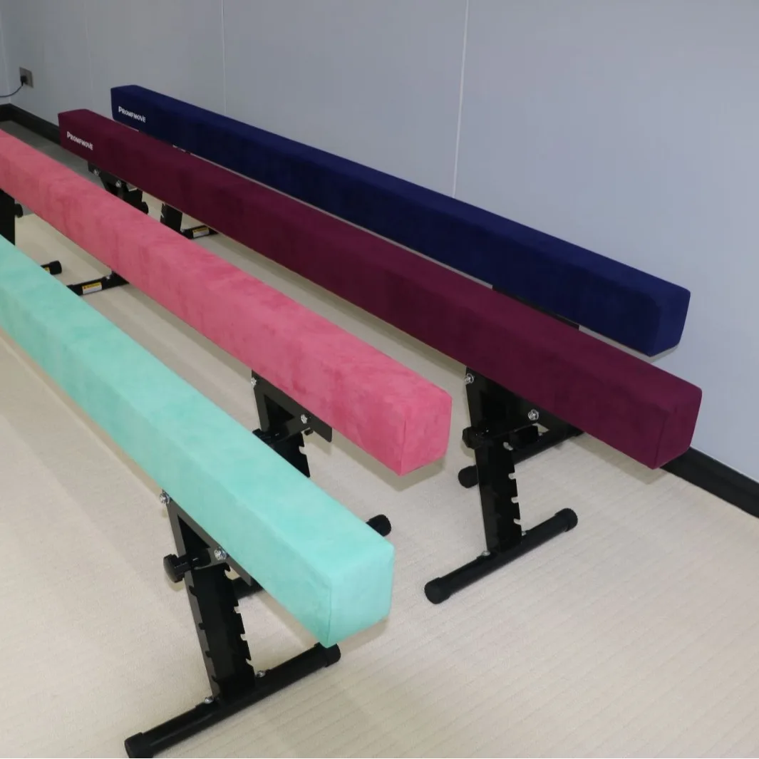 

Gymnastic Balance Beam,Athletic Height Adjustable Balance Beam