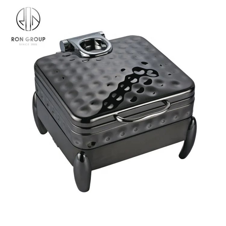 

Wholesale Luxury 304 Stainless Steel Chafing Dish for Buffet Catering Restaurants Square Shape Food Warmer Stove