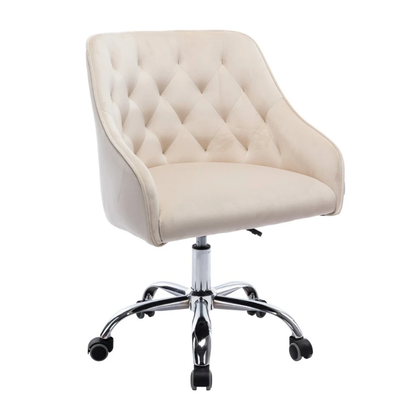 

Удобное офисное кресло под раковину, вращающееся кресло на колесиках, бархатные дизайнерские стулья для гостиной и салона, копия симпатичной мебели