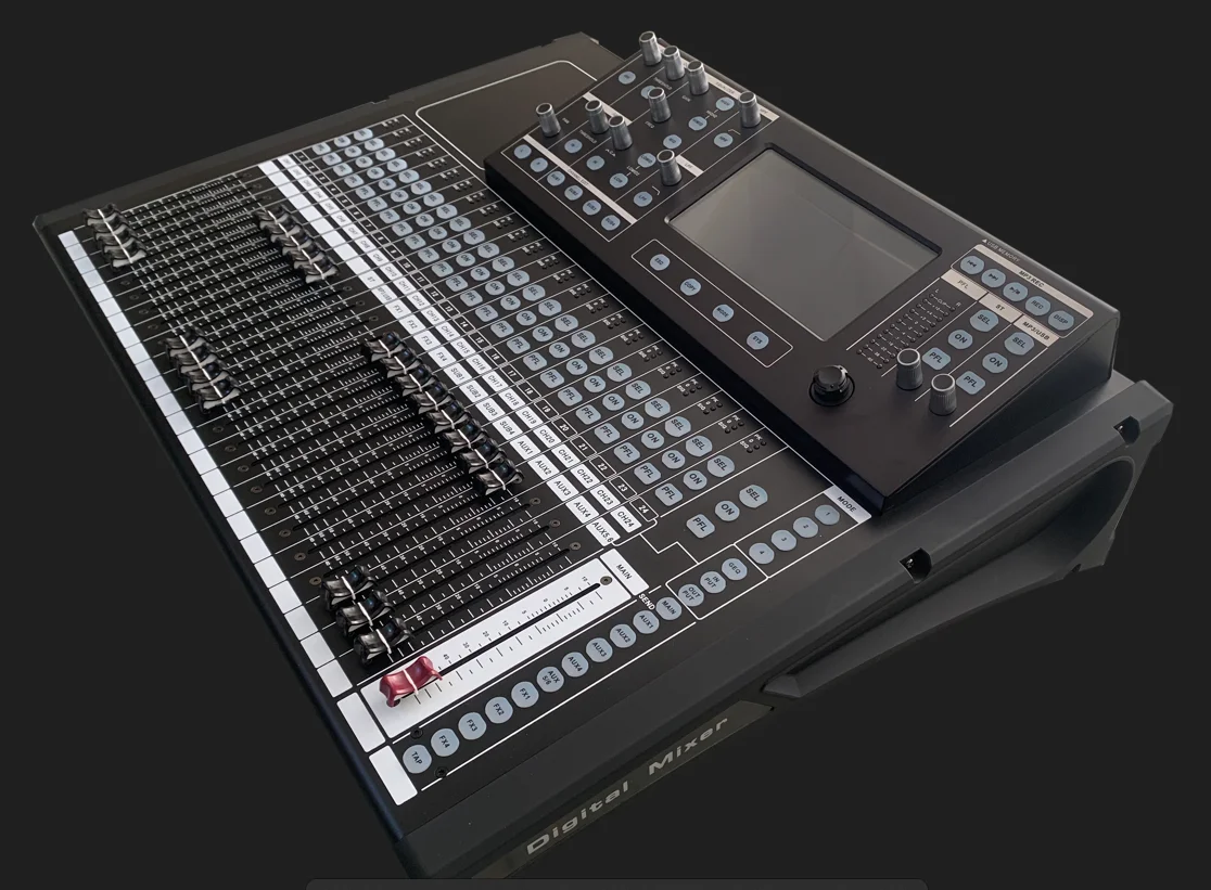 TX-24 Professional Audio Mixer GIG DJ Sound System DSP AES IN/OUT Motorised Fader Digital Live Mixer Console New High Quality