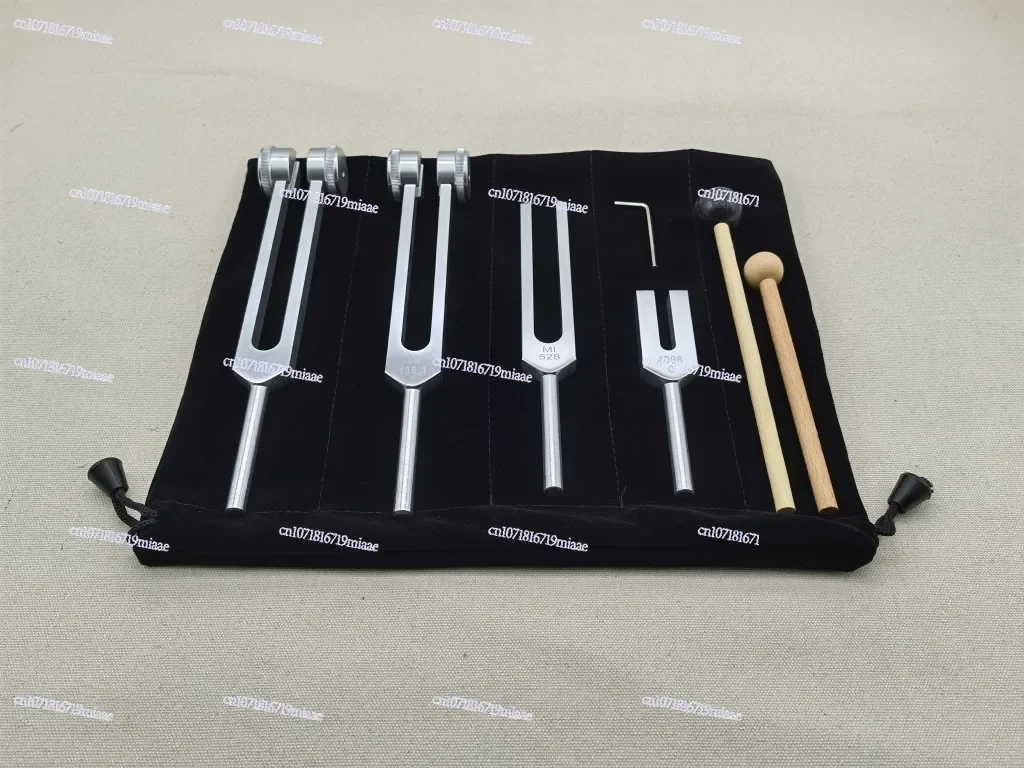 Aluminum Tuning Fork Musical Healing 528HZ 136 1HZ 128HZ 4096 Medical Diapason Therapy Harmonizer Tuning Forks Set Accessories