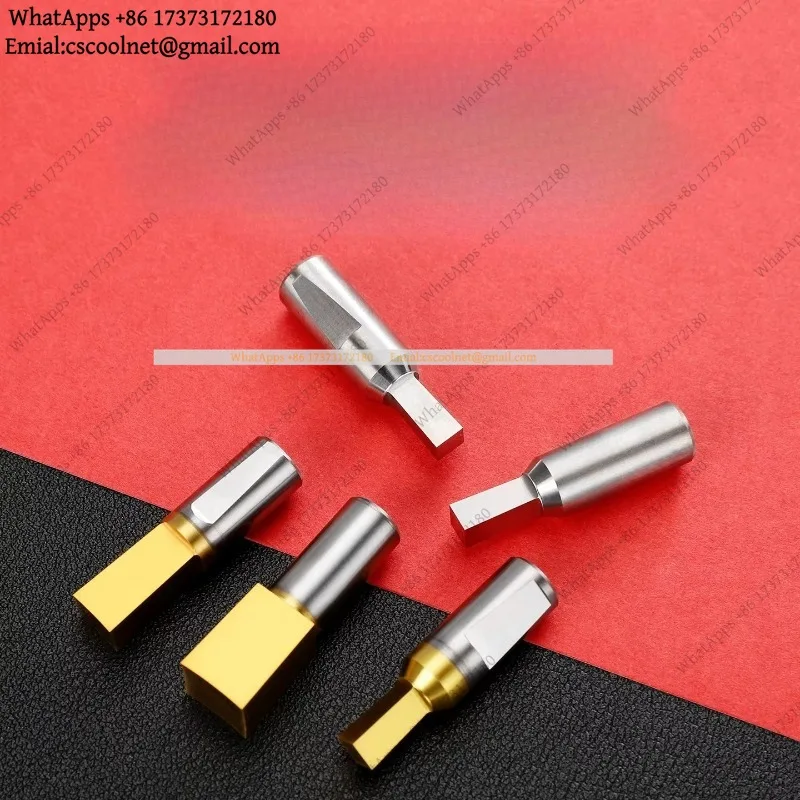 JS02 Square Punch Head CT08 M42 Rotary Broach Punching Cutter Tool 8mm Shank Coating Inner For Steel
