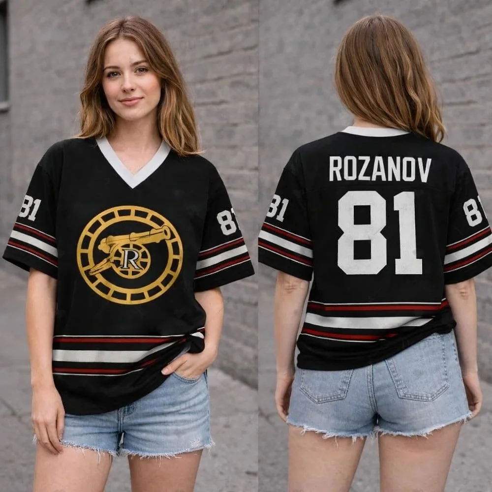 New Heated Rivalry Hockey Jersey Short Sleeve Tee Men's Women's Rozanov HOLLANDER T-shirt Unisex Tops