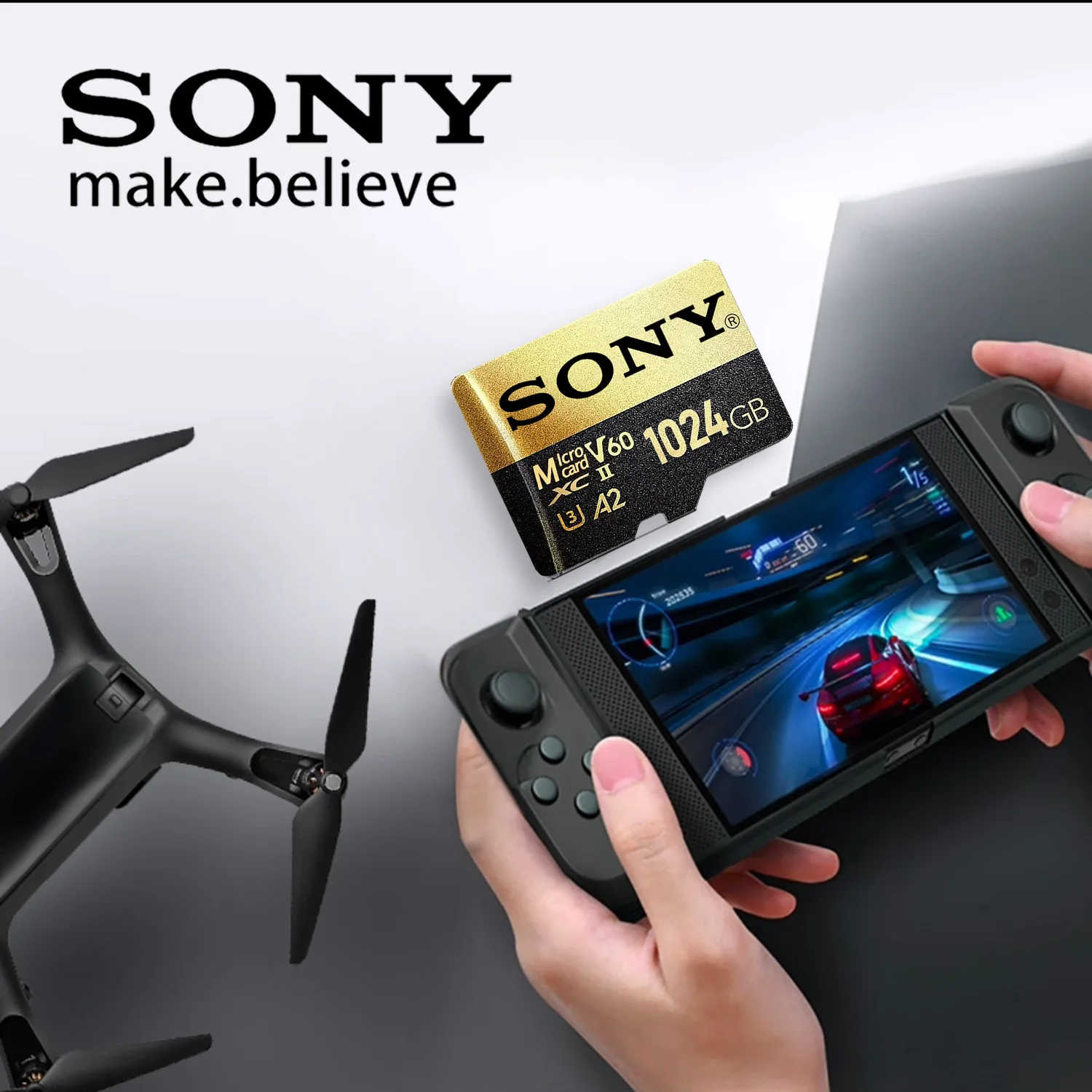 Sony Micro TF SD Card  Extreme SD Memory Card 128GB TF Flash Cards 1TB 512GB 256GB A2 U3 V30 SD For Xiaomi Phone Computer