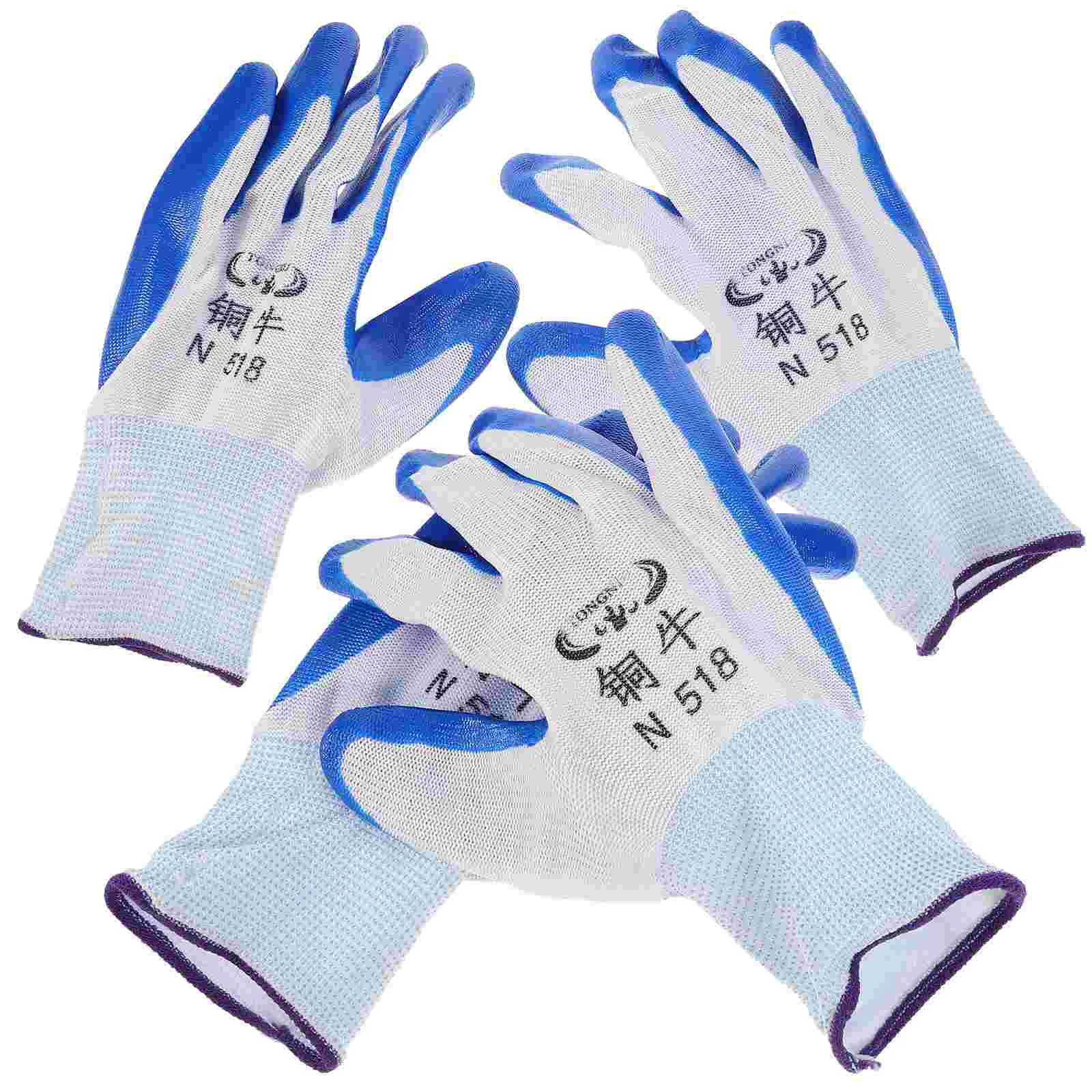 2 Pairs Pet Keeping Gloves Bunny Anti Bite for Men Work Anti-bite Pvc Accessories