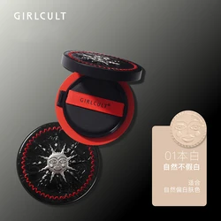 Girlcult Shimmering Cushion Oil Foundation Lightweight Fitting Concealing Long-lasting Liquid Face Foundation