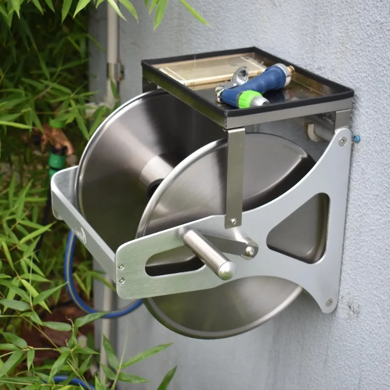 

Garden Supplies 1/2 3/4 30m 40m Garden Watering Hose Reel Reel Garden Water Reel with Storage Rack