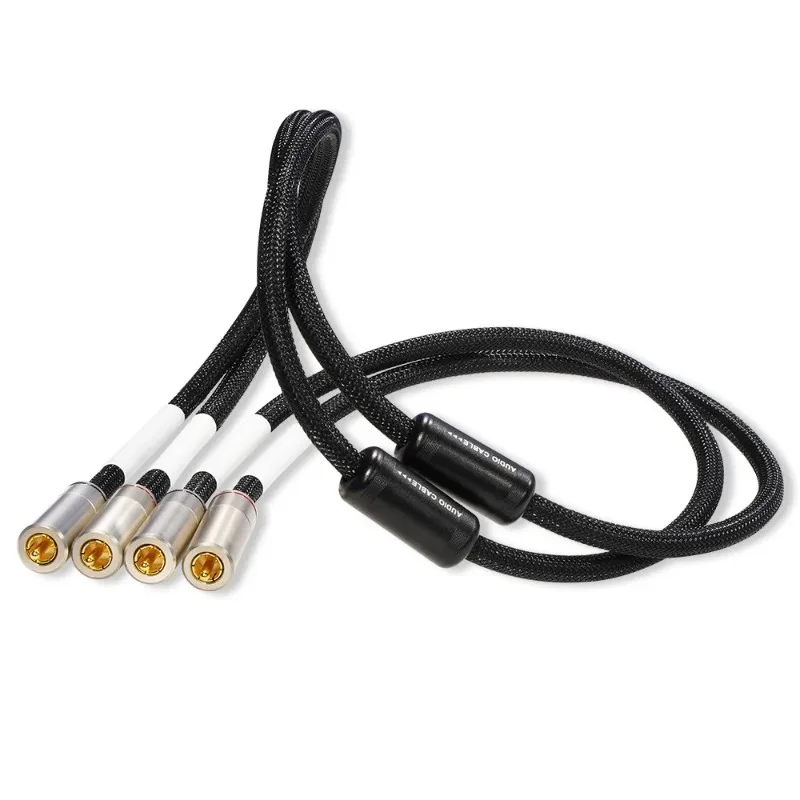 AVplay AV-0701 HiFi Audiophile Hi-end Quality High Top Class 100% Sheild Plug RCA Single Crystal Copper OCC RCA Cable Line Wire