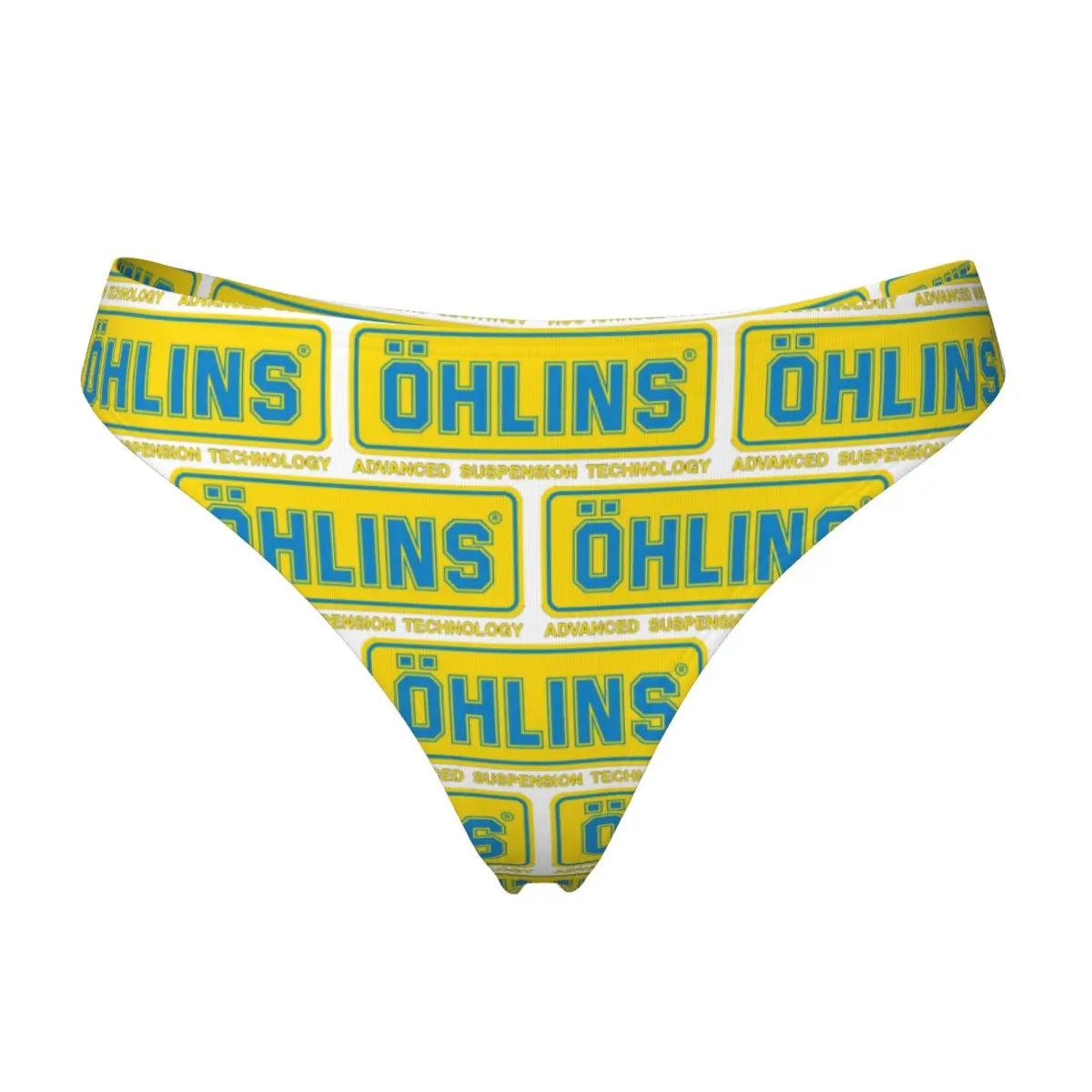 Custom Racing Ohlins Suspension Logo Essential G-string Panties Breathable Women Stretch Thongs Comfort Underwear